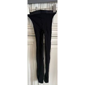 Capezio Women's High Rise Stretch Stirrup Dance Leggings Pants Black Size S/M